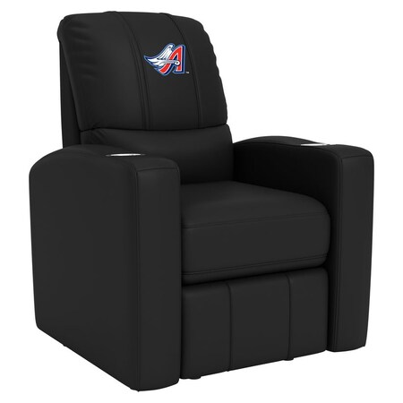 Dreamseat Stealth Recliner with California Angels Cooperstown Primary Logo XZ52082CDSMHTBLK-PSCOOP0040